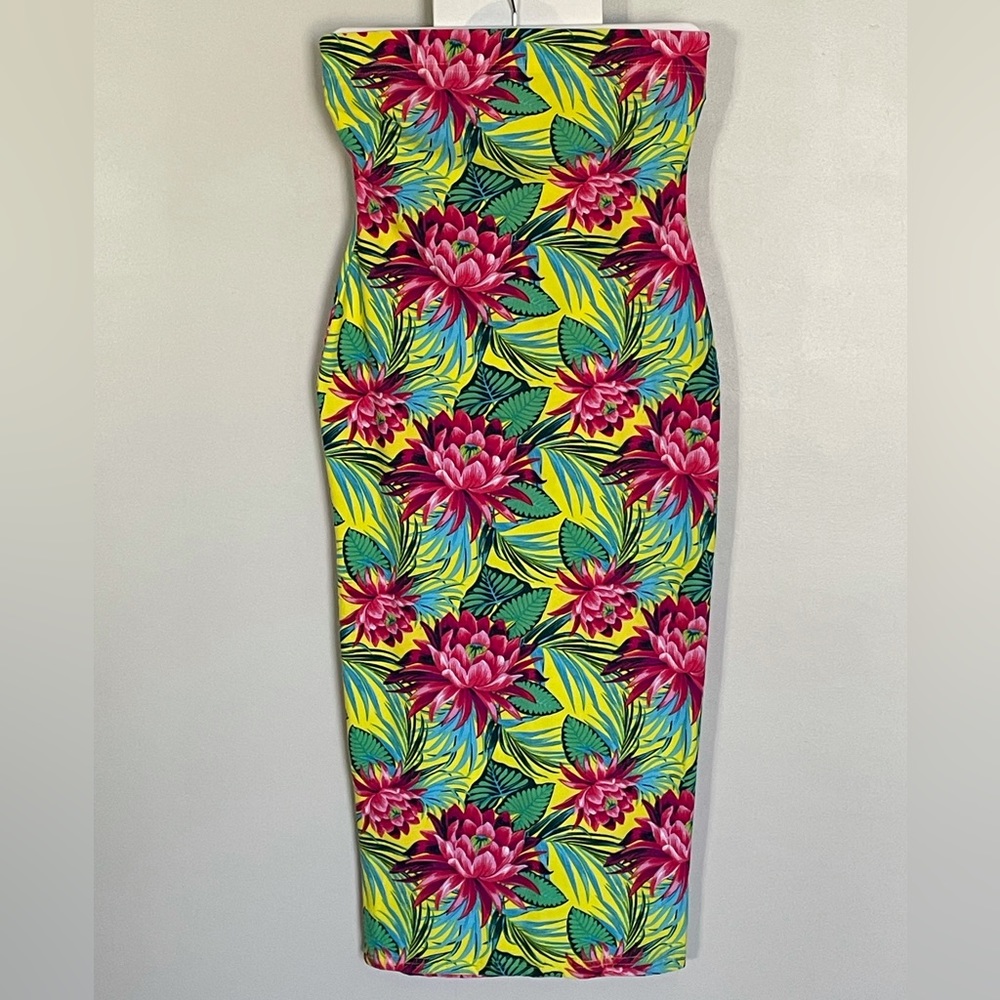 Love University strapless dress